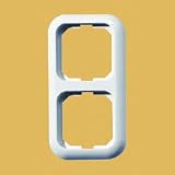 Eigenschaften Jäger  / OPUS-BASIC Rahmen, 2fach, alpinweiß