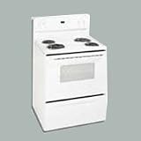 Frigidaire FEF326F standing, Electric Coil Range w/ 4.1 Cu. Ft. Manual Clean Oven