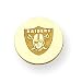 14K Oakland Raiders Disc w/Shield Tie Tac