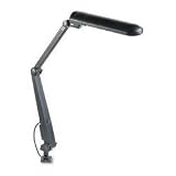 Ledu L355MB Convertible Energy Efficient Long Arm Fluorescent Lamp, 34 Reach, Matte Black