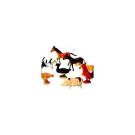 Farm Animal Toys - Pack of 12
