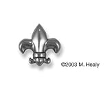 Doorbell Ringer - Fleur-Nickel Silver