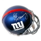 ELI MANNING NEW YORK GIANTS SIGNED AUTOGRAPHED MINI HELMET MATCHING HOLOGRAMS NUMBERS AND COA