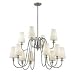 Martha Stewart 12-Light Two-Tier Chandelier