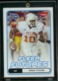 2006 Fleer Vince Young Tennessee Titans Football Rookie Card #197 - Mint Condition- Shipped In Protective Screwdown Case! - AP Rookie of the YEAR!!!