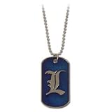 Death Note L Icon Dog Tag Necklace GE8247
