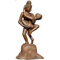 Romantic Gifts Human Metal Sculpture Collectible Figurines 3.75 x 3.75 x 8.5 inches by ShalinCraft