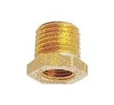 Brass Reducer Bushing 3/8 In Male x 1/4 In Female