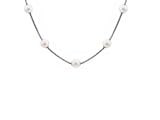 Sterling Silver Freshwater Cultured Pearl Smart Pearl Necklace, 17