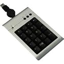 Wintech Computer KNP-6 Ziffernblock USB 19 Tasten Silber