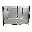 Bazoongi 14' 4 Straight Pole Enclosure System - Must Have 4-u Legs (Trampoline Not Included)