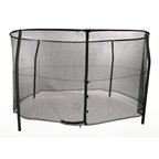 Bazoongi 14' 4 Straight Pole Enclosure System - Must Have 4-u Legs (Trampoline Not Included)