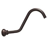 Moen Showhouse S113ORB Waterhill Rainfall Shower Arm & Flange Kit, 1/2 Ips Connect