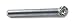 Forney 60123 Tungsten Carbide Burr with 1/4-Inch Shank, Ball Shaped, 3/8-Inch
