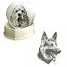 German Shepherd Heart Box, Porcelain by Rosalinde (4' x 2')