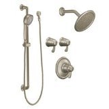 Moen TS270BN ExactTemp Transfer Vertical Spa Trim Kit without Valve, Brushed Nickel On Sale
