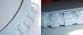 All White 18 x 1.75 Bicycle Knobby Tire