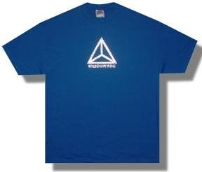 Cover image : MUDVAYNE - Foil Rhombus - Blue T-shirt