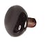 Black Porcelain Knob/Long Rust Stem 2