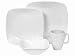 Kitchen & Housewares : Corelle Square 16-Piece Dinnerware Set, Service for 4, Scandia White