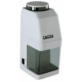 Gaggia burr coffee grinder white