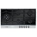 De Dietrich 90cm 5 Burner Gas on Glass Hob DTG795X