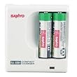 Compact NiMH Charger w/2AA 2300mAh