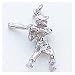 Male Baseball Player Charm