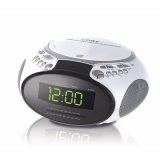 Coby CDRA145 CD PLAYER with DUAL ALARM CLOCK & AM/FM STEREO RADIO