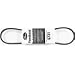 Gates 6942 PoweRated V-Belt, 5L Section, 21/32" Width, 3/8" Height, 42.0" Belt Outside Circumference