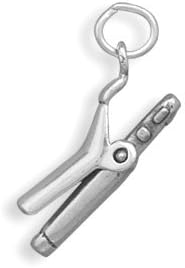 Movable Curling Iron Charm