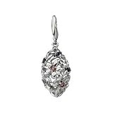 14K White Gold Amethyst and Pink Tourmaline Charm/Pendant