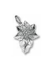 Rembrandt Charms Poinsettia Charm