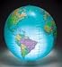 Inflatable Light-up Globe;5000-hour LED bulb,hook,string,repair kit,three alkaline batteries,act gde