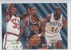 1994-95 Fleer Team Leaders #6 - Isaiah Rider/Kenny Anderson/Patrick Ewing