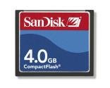 Sandisk 4GB COMPACTFLASH CARD ( SDCFB-4096-A10  Retail Package)
