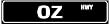 OZ HWY wizard fantacy movie street sign