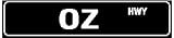 OZ HWY wizard fantacy movie street sign