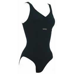 Speedo Badeanzug FEM FINESSE U-BCK BLK, BLACK, 46
