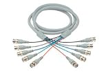 Deluxe Multi-Coaxial Cable, 5 BNC Male / Male, 10.0 ft, # Coax: 5