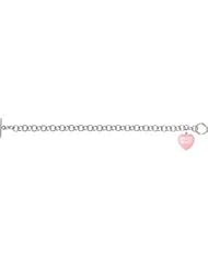 Sweethearts® Enamel Heart Charm Bracelet Sterling Silver " Sweetheart " 85511