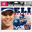 New York Giants Static Cling Decals - Eli Manning