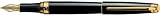 Caran D'ache Leman Ebony Black Lacquered GT Bold Point Fountain Pen - CA-4799292