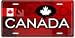 Canada Flag License Plate