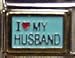 Jewelry : Clearly Charming I Heart My Husband Italian Charm