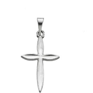 Genuine IceCarats Designer Jewelry Gift 14K Yellow Gold Cross Pendant. 18.00X13.00 Mm Cross Pendant In 14K Yellow Gold