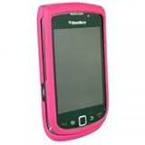 Dark Pink Rubberized Protective Shield for Blackberry 9800 Torch, 9930