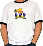 #1 Dad Sign Language Ringer T-Shirt