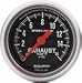 Autometer (3343 2-1/) Sport Comp Series EGT Gauges - (2-1/16) Electric (0-1600 F) Black Face/Silver Housing
