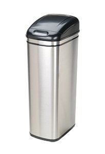 Nine Stars DZT-50-1 Stainless -Steel Infrared 13-Gallon Trash Can